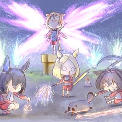 This is a pixiv picture whose title is 花火.