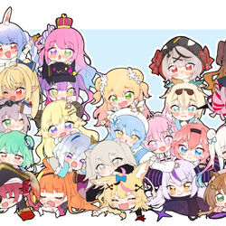 This is a pixiv picture whose title is 積み上げホロライブまとめ ver.2022!.
