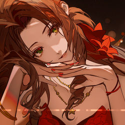 This is a pixiv picture whose title is day17 Aerith.