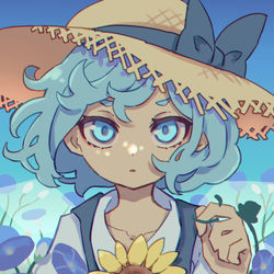 This is a pixiv picture whose title is 日焼けしたチルノ.