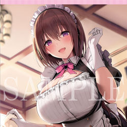 This is a pixiv picture whose title is オリジナルメイドグッズ宣伝.