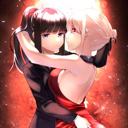 This is a pixiv picture whose title is 一蓮托生.