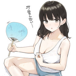 This is a pixiv picture whose title is 暑がりお姉さん。.