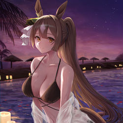 This is a pixiv picture whose title is 真夏のサトちゃん.