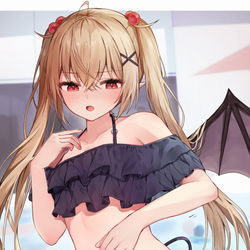 This is a pixiv picture whose title is お腹出てないよね…？.