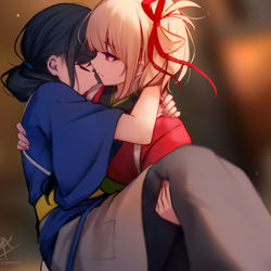 This is a pixiv picture whose title is ❤.