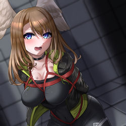This is a pixiv picture whose title is ユーニちゃん監禁.