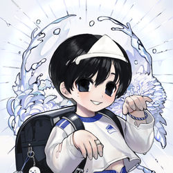 This is a pixiv picture whose title is 👻.