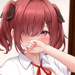 This is a pixiv picture whose title is あずきちゃんから自撮りを送ってもらった01.