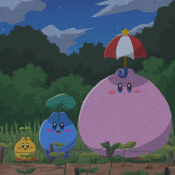 This is a pixiv picture whose title is となりのぽよよ.
