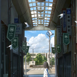 This is a pixiv picture whose title is 変わらない夏.