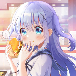 This is a pixiv picture whose title is チノちゃんついてるよ！.