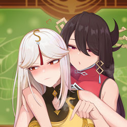 This is a pixiv picture whose title is 北凝beidou×Ningguang.3.