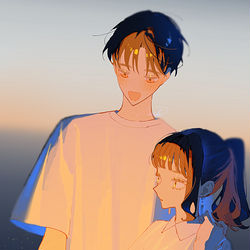 This is a pixiv picture whose title is 火もらって？.
