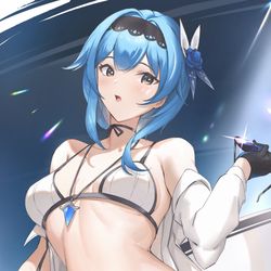 This is a pixiv picture whose title is エウルア🔵.