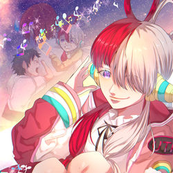 This is a pixiv picture whose title is 平和で幸せなウタ.