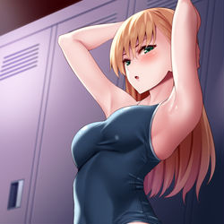 This is a pixiv picture whose title is 2022水泳部シリーズ７.