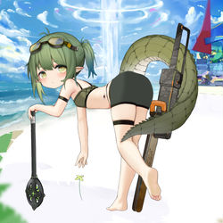 This is a pixiv picture whose title is 20220820 明日方舟百炼嘉维尔ガヴィル.