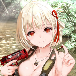 This is a pixiv picture whose title is 斬新な水着.