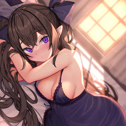 This is a pixiv picture whose title is キャミソールはたてちゃん.