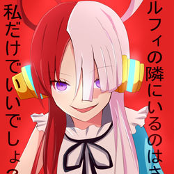 This is a pixiv picture whose title is ルフィの事が好きな子.