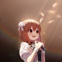 This is a pixiv picture whose title is 雪歩.