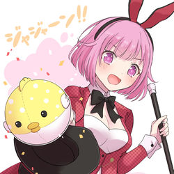 This is a pixiv picture whose title is バニーガールえむちゃん.