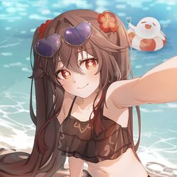 This is a pixiv picture whose title is 胡桃.
