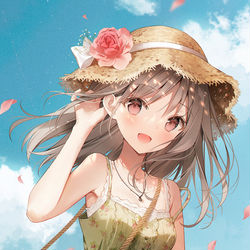 This is a pixiv picture whose title is 夏の日.