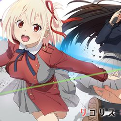 This is a pixiv picture whose title is リコリス・リコイル 千束∞たきな.