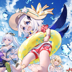 This is a pixiv picture whose title is Summer Vacation!.