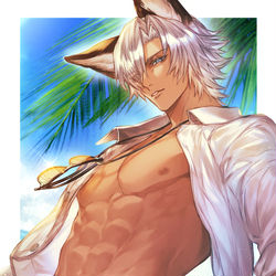 This is a pixiv picture whose title is 水着ユーステス.