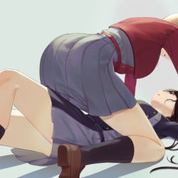 This is a pixiv picture whose title is じゃれ合い.