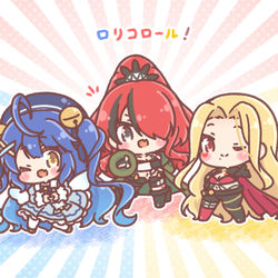 This is a pixiv picture whose title is 我ら、ロリコロール！🚥.