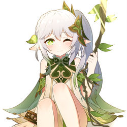 This is a pixiv picture whose title is 나히다.