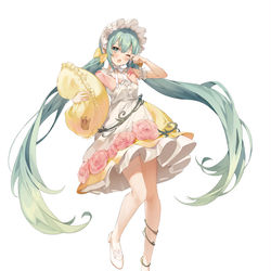 This is a pixiv picture whose title is 初音ミクWonderland.