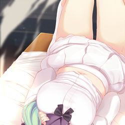 This is a pixiv picture whose title is うずうず白制服娘ちゃん.