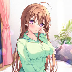 This is a pixiv picture whose title is 「今日は、帰らないでほしい……です」.