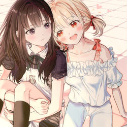 This is a pixiv picture whose title is ❤.