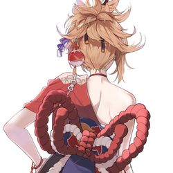 This is a pixiv picture whose title is 宵尻.
