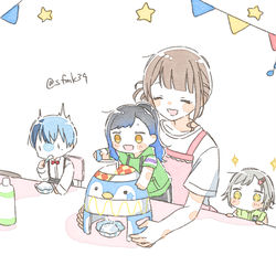 This is a pixiv picture whose title is 穂波ママ19.
