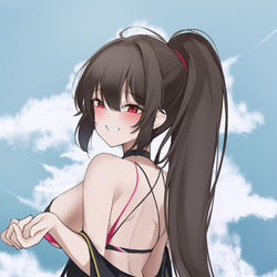 This is a pixiv picture whose title is CM.