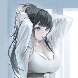 This is a pixiv picture whose title is ready to morning.