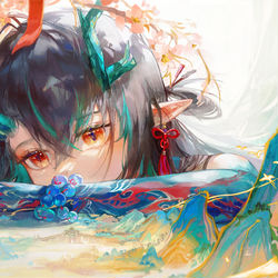 This is a pixiv picture whose title is 清明..