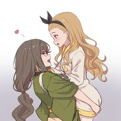 This is a pixiv picture whose title is ミズキxクルミ.