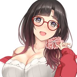 This is a pixiv picture whose title is となりの部屋に住んでる腐女子のお姉さん.