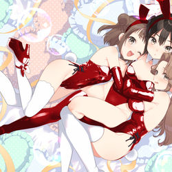 This is a pixiv picture whose title is バニー川内型🐇🐇🐇.
