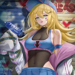This is a pixiv picture whose title is BMG x Street style.