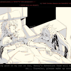 This is a pixiv picture whose title is Sleep.