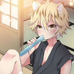 This is a pixiv picture whose title is 残暑お見舞い申し上げます.